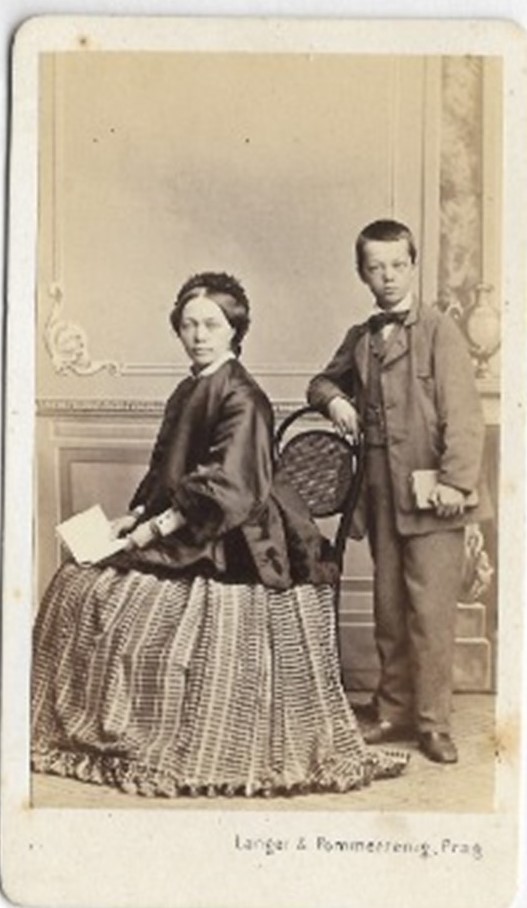 Hanuš Wihan s maminkou; archiv rodiny Wihan/Šafránek