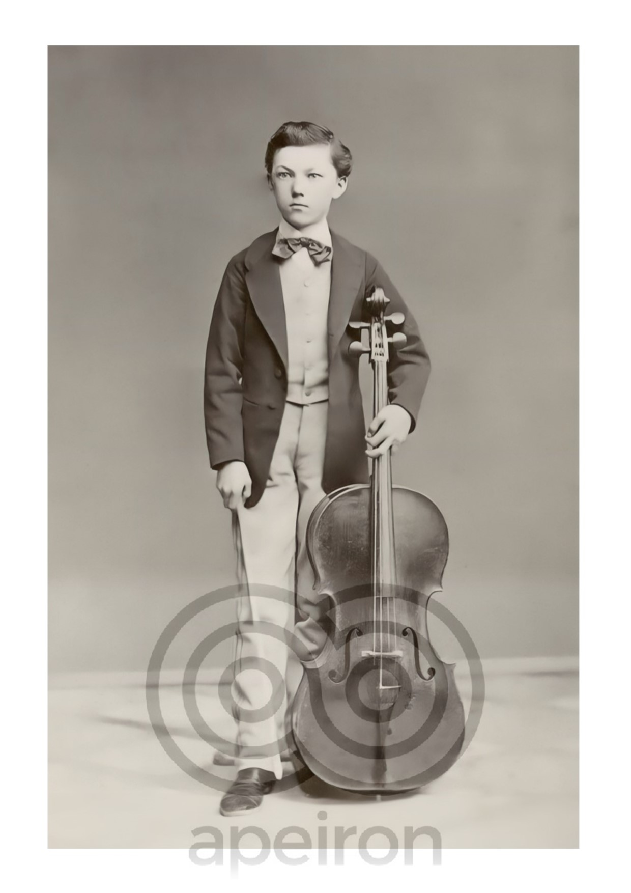 Hanuš Wihan, 1868 (digitálně upraveno); archiv rodiny Wihan/Šafránek