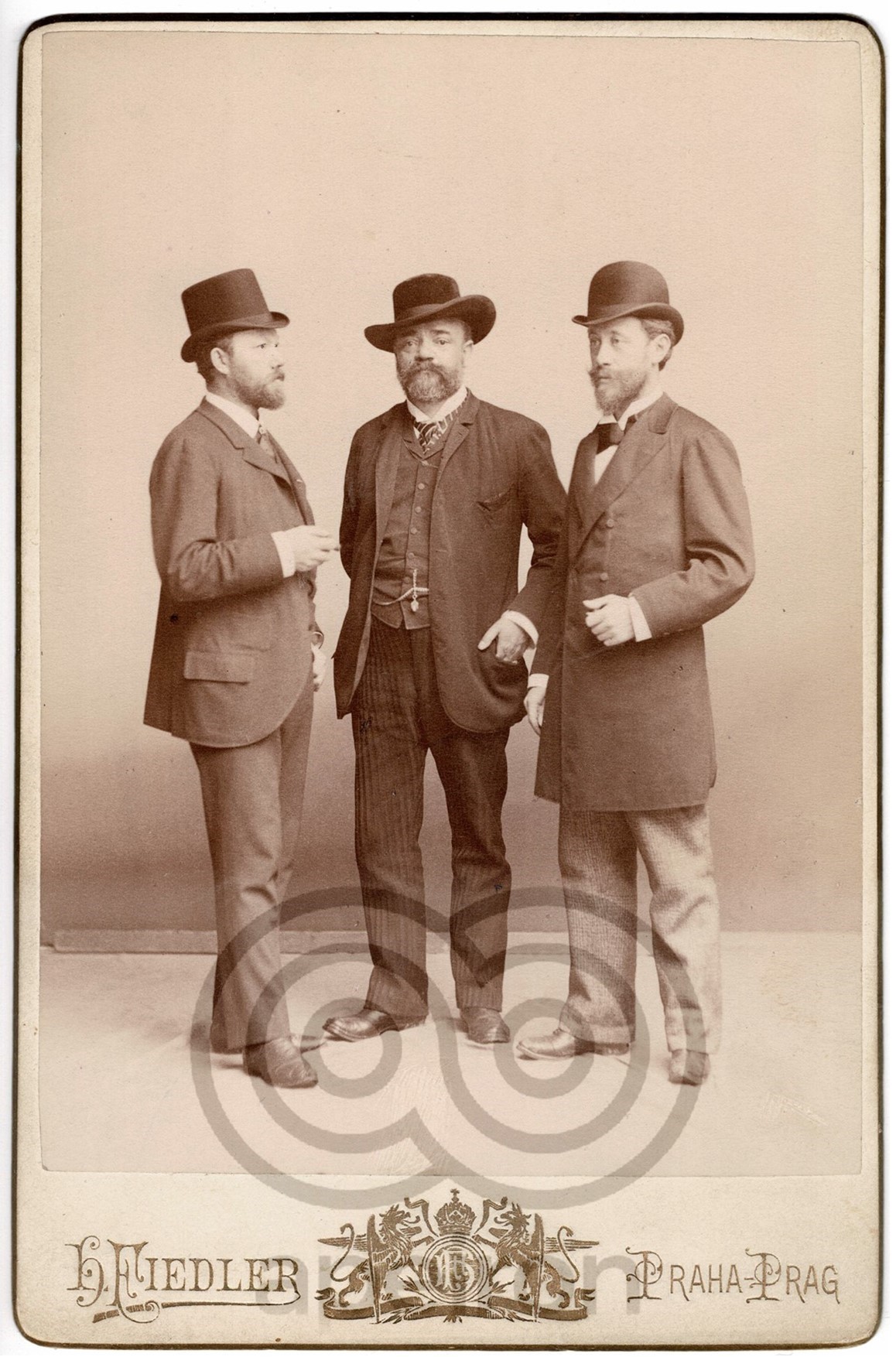 Dvořákovo trio, 1892; archiv rodiny Wihan/Šafránek
