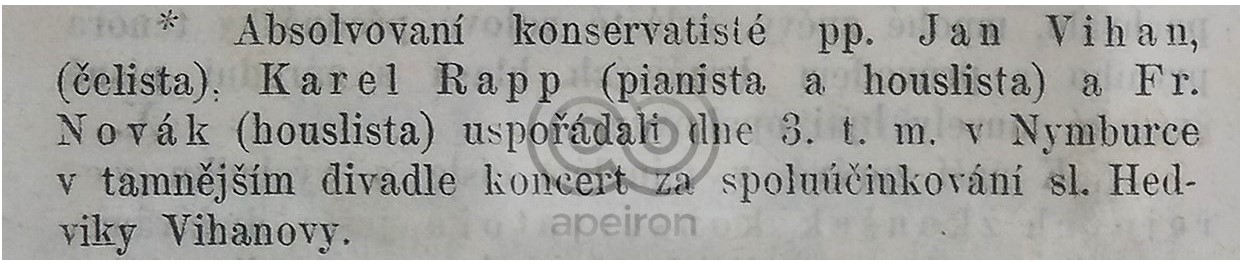 Dalibor; 8. 8. 1873